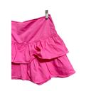 The Moon Day +  hot pink tiered denim skort size Small NEW Photo 2