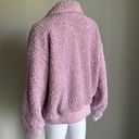 Universal Threads Universal Thread Purple Sherpa Bomber Jacket Size M Photo 2