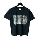 Vintage Y2K Wolves Nature T Shirt Black M Medium Animal Graphic Tee 50/50 Logo Photo 1