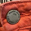 Paige  Jeans Troy Boy Style - Size 27 - Orange/Pink - Boyfriend Fit Photo 2