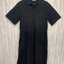 Everlane Womens Size 10  Black Shirt Dress EUC Photo 1