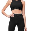 Good American NWT  The Crossback Icon Sports Bra-Black 3 Large High Support Photo 0