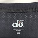 Alo Yoga Alo T-Shirt Women's Size XXL Coolfit Breathable Activewear Cap Sleeve Black Photo 4