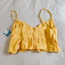 Arizona Jean Company Arizona Yellow Gold Cotton Crop Top  Photo 4