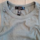 AQUA NWOT!  Ribbed Side Tie Tank Top Photo 3