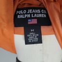 Polo  Jeans Co Ralph Lauren orange big pocket anorak size medium Photo 7