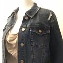 Celebrity Pink  Stretch Denim Distressed Jacket Photo 2