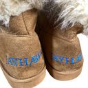 Jayhawks Kansas University College Slipper Faux Fur & Suede Boots Women Sz XL Photo 5