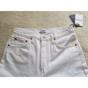 RE/DONE 70s Stove Pipe High Rise Jeans White Destroyed Straight Leg Womens Sz 26 Photo 4