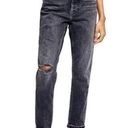 Free People Zuri distressed high waisted Mom Jean in Grey Dusty  Roads  Photo 0