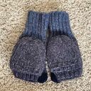 Aerie  Blue Knit Mittens Gloves Fingerless Fold Over Photo 0