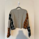 BDG flannel waffle knit top Photo 1