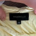 Majorelle  Women's Yellow Ruched Bodycon Dress Size Small Photo 1