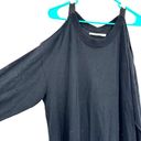 J Brand  size‎ large black cold shoulder sweater long sleeve pullover style Photo 1