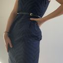 Ali Ro Blue & Black Striped  Dress Size 2 Photo 7