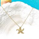 Starfish Necklace Gold Photo 1