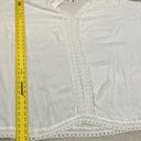 Cute Options NWT  White Midi Lightweight Bathing Suit Cover With Crochet Detail S Photo 11