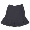 Rachel Zoe  Black Pleated Flare Mini Skirt Photo 0