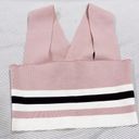 SEEK the Label “Striped Square Neck Bandage Crop Top” Photo 1