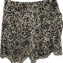 IRO  Roya Leopard Silk Mini Skirt Ecru Black Brown Size 38 / US 6 Photo 2