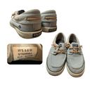 Sperry  Top-Sider Women’s 9.5M Boat Shoes Canvas Gray Casual Deck Shoes Photo 1