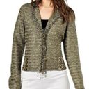 INC  lace up metallic boucle blazer Photo 2