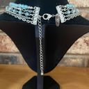 Krass&co NY &  Light Blue and silver 5 strand necklace Photo 3