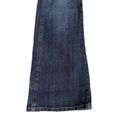 Seven 7 Jeans Womens Size 30 Flare Stretch Dark Blue Yellow Stitch Cotton Photo 4