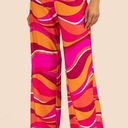 Trina Turk  Vivid Vista Swim Knit Pants Size Large Photo 0