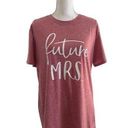 ma*rs Future . Bride To Be Ladies Tee Shirt Pink & White Size Large Photo 0