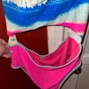 Krass&co Arizona Jean . 90s Cutout One-Piece Size XXL Pink/Blue Swimsuit Photo 8