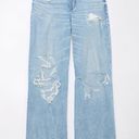 American Eagle super high rise baggy wide leg jeans Photo 0