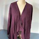 Torrid  womens maroon cardigan size 1 (1X) open front long sleeves Photo 0