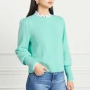 Hill House  Merino Wool Cropped Silvia Sweater In Ocean Wave Photo 0