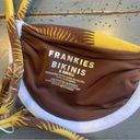 Frankie’s Bikinis Frankies Bikinis Maggie Terry Underwire Bikini Top in Golden Sun Print Photo 9