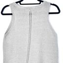 BB Dakota  Knit Sweater Tank Top, Super Soft, Sleeveless, Cut Out, Womens XS Grey Photo 3