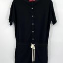 n:philanthropy  Finn Romper Black Button Down Short Sleeve Women’s Size Medium Photo 2