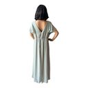 Birdy Grey  Hannah Empire Maternity Dress flutter sleeves Chiffon Sage size XXL Photo 12