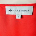 Tuckernuck  Red Hollis V-Neck Puff Sleeve Top Shirt Blouse Size S Photo 8