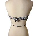 Bleu Rod Beattie Bleu Rod White & Black Beattie Bikini Women's Top Size 6 Photo 2