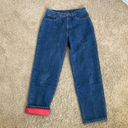 L.L.Bean *VTG*  Double L flannel lined high rise blue jeans Photo 0