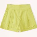 Abercrombie & Fitch Ultra High Rise Linen Blend Shorts NWT Photo 0