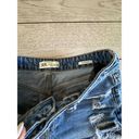 ZARA  The HW High Waist Frayed Denim Shorts Size 6 Photo 4