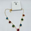 Style & Co  Mixed Color Stone Statement Necklace in Gold-Tone NWT MSRP $30 Photo 1