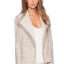 Vince Open Front Draped Tweed Knit Blazer Jacket in Sandbar Photo 1