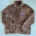 L.L.Bean  Hi-Pile Gray Fleece Snap Pullover Jacket Photo 0