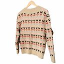 Cider  Sweater Neutral Arrow Striped Boho Pullover V Neck Women’s Size Small Photo 5