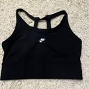 Nike Air Black Sport Bra Size Medium Photo 0