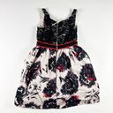 Peter Som  x Made In Kind Anthropologie Brushed Blossom Floral Sequin Dress 12 Photo 3