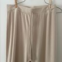 Lulus  cream wide leg high waisted lounge pants woman’s size medium Photo 1